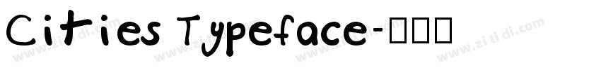 Cities Typeface字体转换